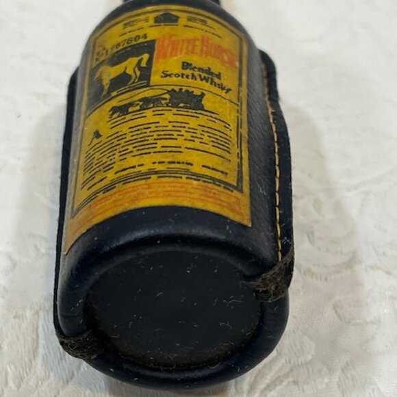 VTG Leather Wine Opener Corkscrew White Horse Blended Scotch Advertising 6.5" - Picture 5 of 15